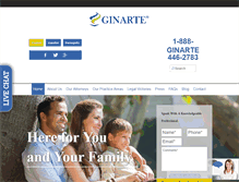Tablet Screenshot of ginarte.com